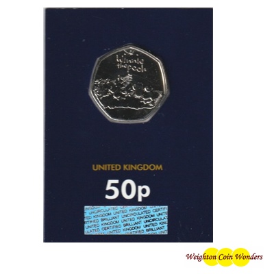 2021 BU 50p Coin (Card) - Winnie the Pooh & Friends